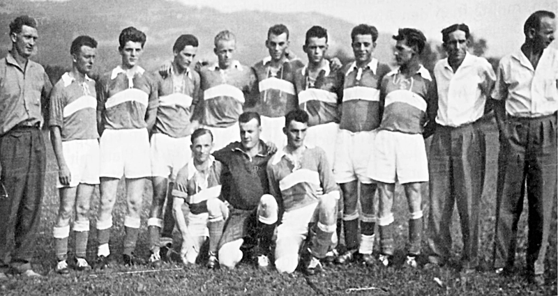 1959  1.Mannschaft  B-Klasse  Freundschaftsspiel in Lochau