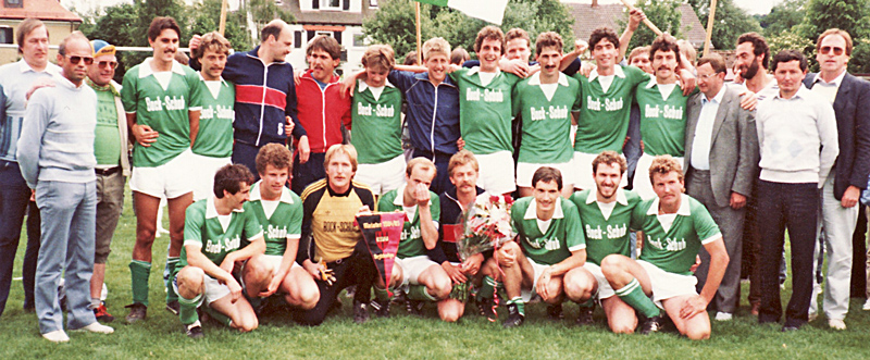 1985  1.Mannschaft  Bezirksliga Meister  Landesliegaaufstieg
